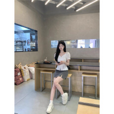 批发宫廷风小个子温柔蕾丝泡泡袖<b class='q'>衬衣</b>女夏季修身<b class='q'>显瘦</b>短袖<b class='q'>衬衫</b>甜美上衣