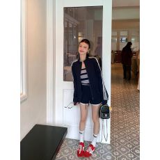 批发2026早秋<b class='q'>新款</b>休闲棒球服运动开衫外套女+抽绳包臀短<b class='q'>裤</b>套<b class='q'>装</b>