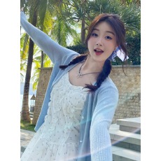 批发薄荷曼波风开衫薄款<b class='q'>女</b>2026<b class='q'>新款</b>夏外搭冰丝防晒外套空调罩衫短上衣