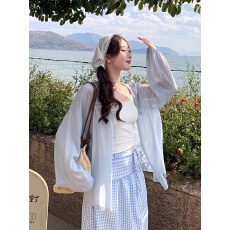 批发夏日轻薄<b class='q'>开衫</b>配吊带裙子女2026新款薄款中<b class='q'>长款</b><b class='q'>针织</b>防晒罩衫上衣