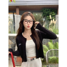 批发黑色<b class='q'>开衫外套</b>女复古麻花针织毛衣2025独特超好看秋冬上衣