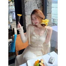批发夏季蕾丝花边<b class='q'>吊带</b>背心女2026新款内搭<b class='q'>打底</b>设计感小众外穿针织衫