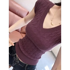 批发今年夏季新款韩版辣妹时尚设计感打底衫修身显瘦小飞袖毛针织衫女