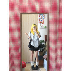 高品质纯棉230克精梳紧密手感好爽滑优质做前后印花短袖t恤女