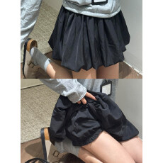 批发立体腰#蓬蓬花苞<b class='q'>半身</b>裙女2026夏季新款高腰显瘦灯笼a字芭蕾裤裙子