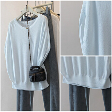 批发实拍大码女装2023欧货显瘦百搭高领半袖打底衫纯色简约风上衣女潮