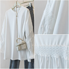 批发实拍大码女装2023欧货显瘦百搭高领半袖打底衫纯色简约风上衣女潮