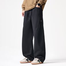 批发2026年新款秋冬季休闲弯刀长裤百搭宽松韩版潮流裤子ins