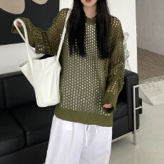 批发有货 <b class='q'>镂空</b>防晒衣女薄款宽松设计感小众别致独特垂感长袖<b class='q'>罩衫</b>上衣