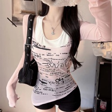 批发不规则假两件<b class='q'>长袖</b>t恤女夏季辣妹一字肩挂脖上衣薄款防晒罩衫