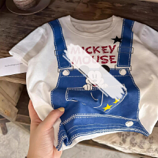 纯棉儿童装宝宝上衣2026新款百搭卡通动漫男女孩中小童短袖t恤夏