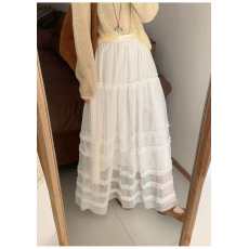 批发高腰显瘦网纱蛋糕裙2026春季新款韩版百搭休闲甜美长款裙子女