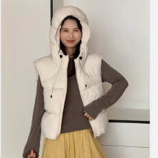 批发实拍马甲女秋冬新款韩版宽松<b class='q'>百搭</b>羽绒棉服马夹背心坎肩短款外套