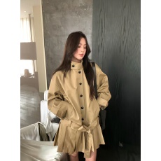 风衣女外套中长款春秋款高级感2025新款英伦风卡其色巨好看轻奢裙