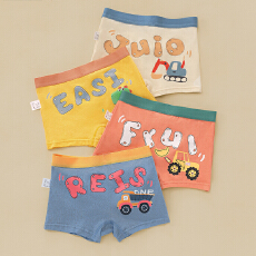 批发儿童男童<b class='q'>内裤</b>平角卡通男孩宝宝小男孩中<b class='q'>小童</b>透气四角短裤