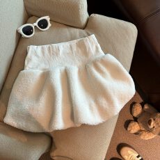 批发原版做法~温柔风羊羔毛<b class='q'>花苞</b><b class='q'>裙</b>女秋冬辣妹性感短<b class='q'>裙</b>松紧腰显瘦半身