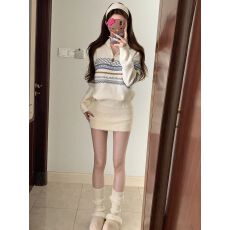 批发<b class='q'>北极</b><b class='q'>绒</b>洗水 费尔岛半拉链长袖针织衫春秋季修身休闲打底衫上衣