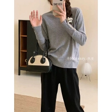 批发包芯纱】半高领纯色内搭打底针织衫女秋冬2026新款基础百搭<b class='q'>上衣</b>女