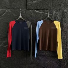 批发徽标字母撞色长袖<b class='q'>T</b><b class='q'>恤</b>