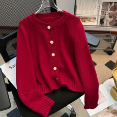 批发实拍大码女装秋冬纯色简约长袖毛衣慵懒风<b class='q'>宽松</b>显瘦休闲上衣<b class='q'>外套</b>女