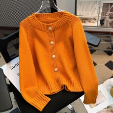 批发实拍大码女装秋冬纯色简约长袖毛衣慵懒风<b class='q'>宽松</b>显瘦休闲上衣<b class='q'>外套</b>女