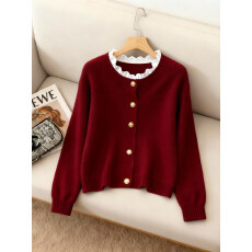 批发大码女装秋冬显瘦高级感毛衣针织开衫女