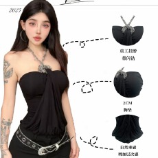 批发吊带<b class='q'>通勤</b>显瘦夏季性感辣妹欧美紧身收腰包