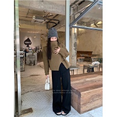 批发赫本风呢子大衣女2025秋<b class='q'>冬</b>季新款毛呢外套高级感气质正流行小个子