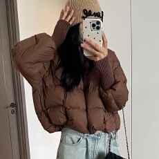 批发棉服女新款短款冬季棉衣韩版宽松加厚棉袄面包服外套潮