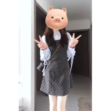 批发秋季新款韩系气质高级感系带长袖假两件/减龄<b class='q'>波点</b>显瘦<b class='q'>连衣裙</b>