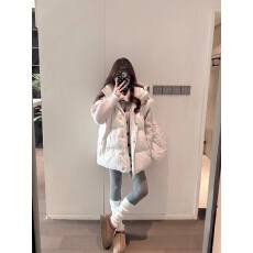 批发韩系绝美套装女2026新款<b class='q'>冬</b>装翻领针织开衫毛衣叠穿棉服马甲两件套