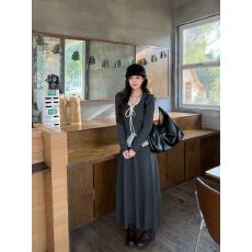 批发秋装漂亮大码蕾丝假两件显瘦套装女秋2026<b class='q'>胖</b>mm<b class='q'>淡</b><b class='q'>人</b>高知穿搭一整套