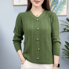 批发韩系复古套头<b class='q'>毛衣</b>女秋冬新款宽松显瘦打底针织衫<b class='q'>妈妈</b>装洋气上衣女