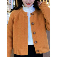 批发时尚洋气针织衫毛衣<b class='q'>外套</b>女装2026春秋新款小个子宽松显瘦<b class='q'>长袖</b>上衣