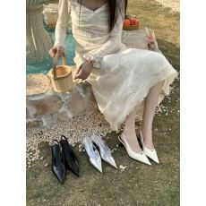 批发欧美风<b class='q'>简约</b>百搭尖头包头高跟单鞋