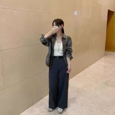 批发潮牌美式复古设计格纹衬衫男女情侣宽松休闲风<b class='q'>长袖</b>外套衬衣上衣服