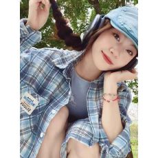 批发轻奢高级感蓝色格纹衬衫外套女2024新款宽松休闲遮肉中长款衬衣