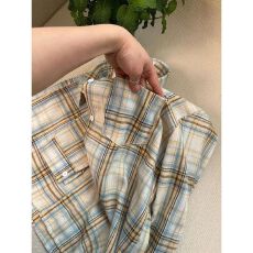 批发韩系穿搭独特别致衬衫条纹衬衣春<b class='q'>夏</b>新款2024年宽松防晒薄外套