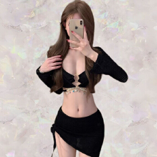 批发新款超仙甜美小香风可爱露背性感比基尼四件套小胸聚拢5013泳衣女