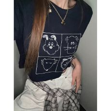 批发短款<b class='q'>短袖</b> 高弹力新款夏季<b class='q'>修身</b>显瘦洋气上衣