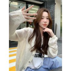 批发已出货 防晒开衫女夏季薄款外搭<b class='q'>针织</b>外套后背蝴蝶结刺绣空调上衣