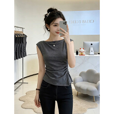 大码小飞袖T恤女2026年夏季新款