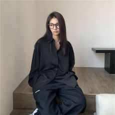 批发已出货慵懒风宽松<b class='q'>衬衫</b><b class='q'>女</b>薄款百搭男友风<b class='q'>衬衫</b><b class='q'>衬衣</b>休闲上衣<b class='q'>女</b>