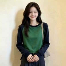 已出货 2026春秋季长袖T恤女设计感