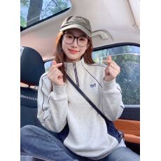 批发已出货 高品质薄款卫衣男情侣装秋冬潮新款拉链立领上衣