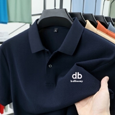 批发夏季新款男士T恤短袖夏季新翻领商务POLO休闲优雅轻奢男装上衣