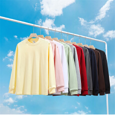 批发轻氧棉 圆领吸湿速干抗紫外线香味男款空白版螺口T恤 10色