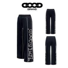 批发GOODBRAND 2025年新款侧边珍珠标语休闲长<b class='q'>裤</b>卫<b class='q'>裤</b> 男女同款