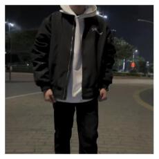 批发潮流新款刺绣棒球服外套嘻哈运动休闲工装<b class='q'>户外</b>潮牌飞行员夹克