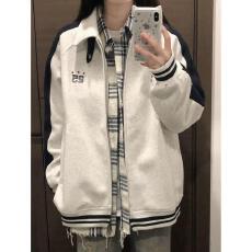 批发【云朵绒复合】薄款320g,厚款400g 拉链刺绣拼接卫衣